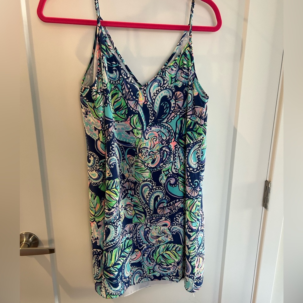 Lily Pulitzer Lela Double V-Neck Dress. Size L